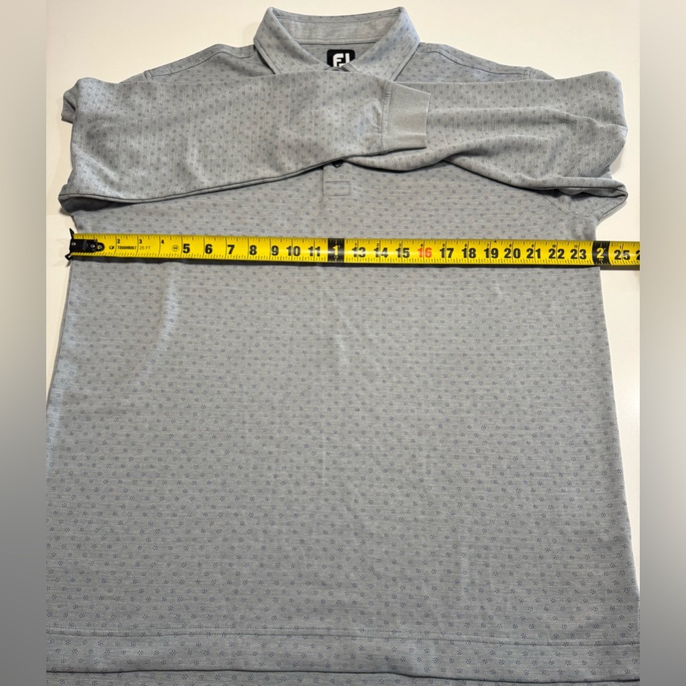 FJ FootJoy Golf Polo Warm Thick Shirt Mens Large Long Sleeve Athletic Golf - Picture 7 of 9
